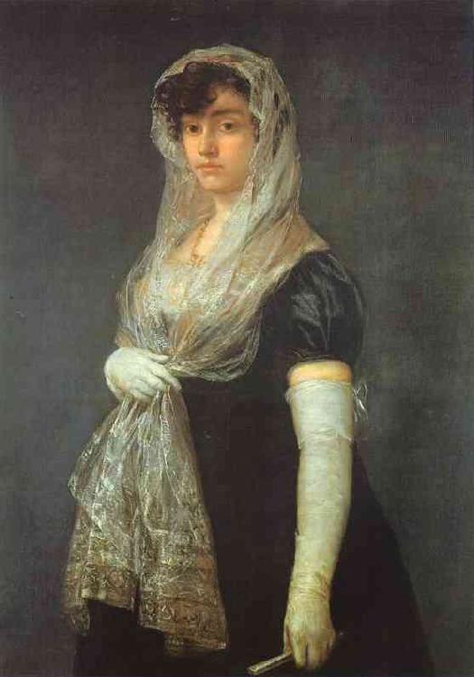 Francisco Jose de Goya Bookseller's Wife